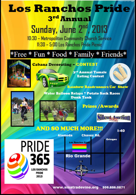 Los Ranchos Pride Poster 2013